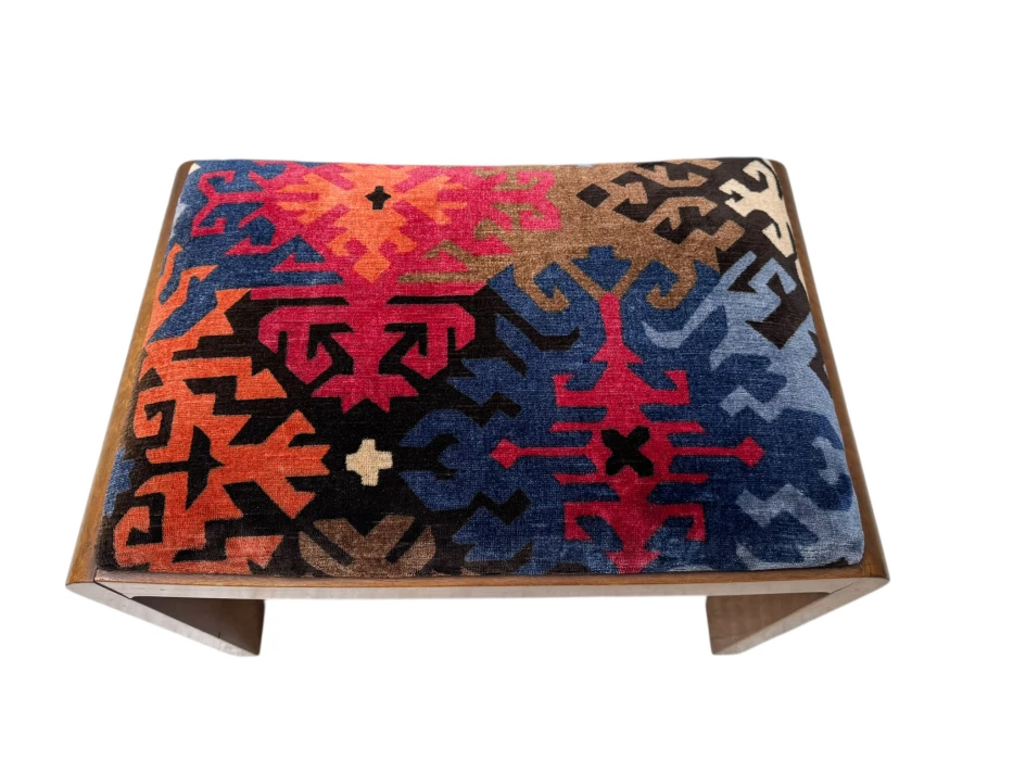 Art Deco Stool by De Coene Frères Kortrijk, 1930s